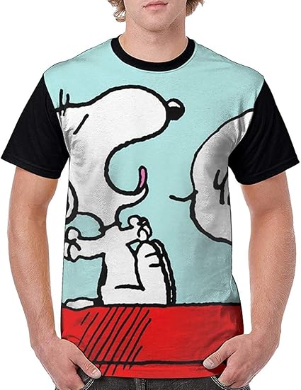 Amazon メンズ 半袖 Tシャツ スヌーピー 15 半袖 Tシャツ メンズ 夏服 インナーシャツ メンズ Tシャツ 半袖 吸水速乾 クセになる肌触り 快適 カジュアル 丸首tシャツ Tシャツ カットソー 通販