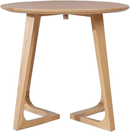 Table De Salle A Manger De Bureau Table En Bois Massif Naturel Table Simple Robuste Color Beige Size 60 60 55cm Amazon Fr Cuisine Maison