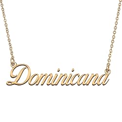 HUAN XUN Customized Custom Simple Any Name Necklace