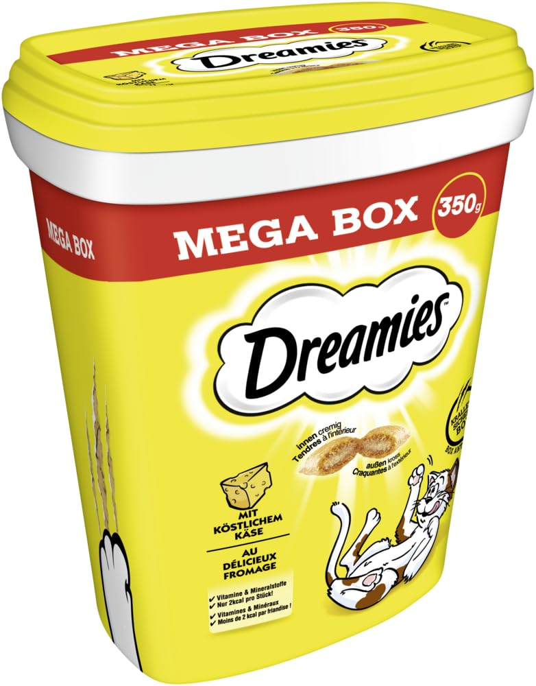DREAMIES Cat Treats With Cheese 350g MegaTub