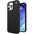 Speck iPhone 15 Pro Max Case - Drop Protection - Scratch Resistant, Soft Touch, 6.7 Inch Phone Case - Presidio2 Pro Black/Slate Grey/White
