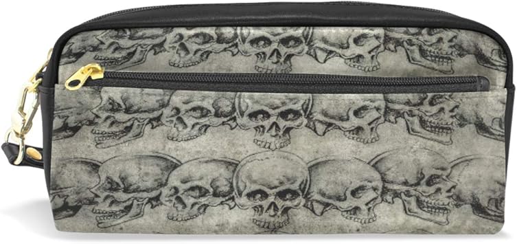 RXYY Federmäppchen Tattoo Kunst Zucker Schädels Muster für Student Groß