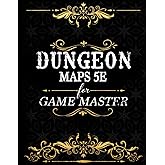 Dungeon Maps 5e for Game Master : DnD 50 Maps Grid for Tabletop Fantasy TTRPG Role-Playing RPG Games: DnD RPG Maps for Game Master