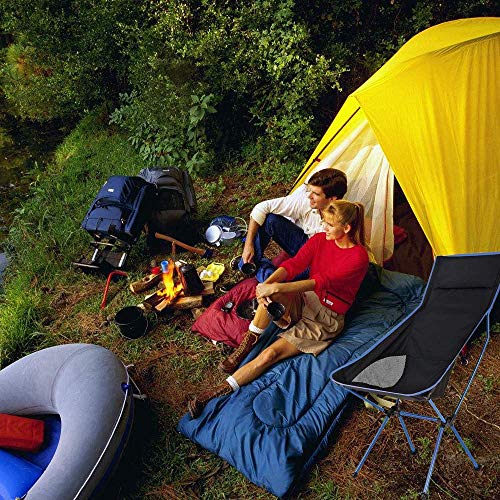 Taope Chaise De Camping Pliante Légère Et Portable – Idéale Pour La Pêche, Le Jardin, La Randonnée, Les Voyages – Peut…