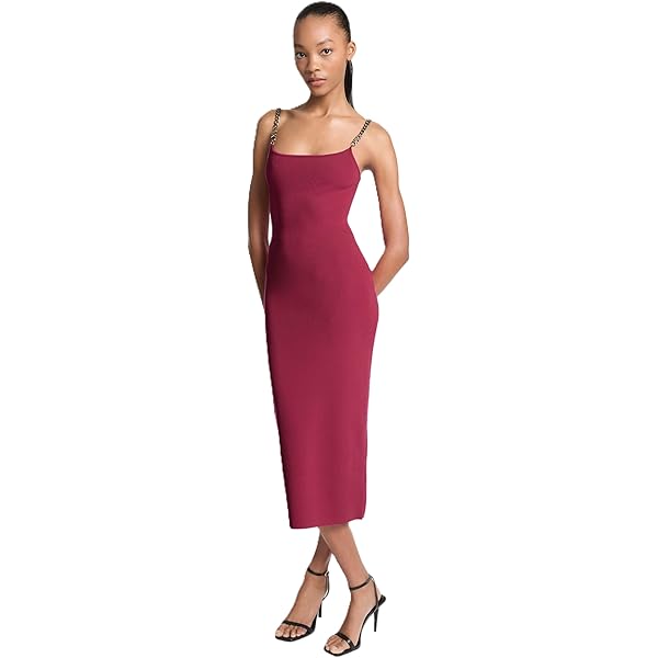 Michael Kors Women's Leather Short Sleve Mini Dress, Deep Mulberry, 2 at  Amazon Women's Clothing store