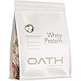 OATH NUTRITION Whey Protein Powder, Vanilla Bean Ice Cream, 25 Grams of Protein and Only 1 Gram of Sugar per Serving, 2 lbs, 25 Servings