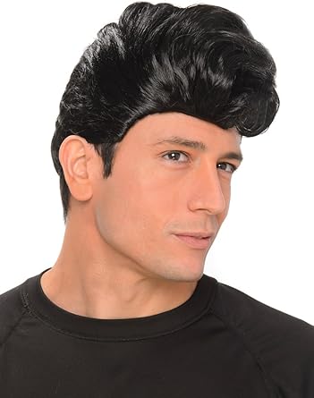 Amazon Com 50s Greaser Wig Halloween Mens Rock And Roll Hair