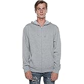 Cottonhood Full Zip Hoodies for Men - Lightweight Fleece Zip Up Hoodie, Soft Hooded Sweatshirt Jacket
