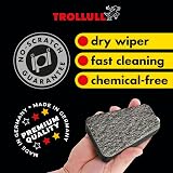 Trollull Stove Glass Cleaner for Woodburning Stoves 2 Pieces with Sponge view 3