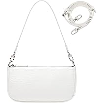 Small Shoulder Bag Crossbody Bag for Women White Purse y2k Mini