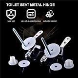 Skyzone Zinc Alloy Quick Release Toilet Seat Hinges WC Blind Hole Fixings view 2