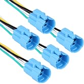 DMWD 5pcs Push Button Socket, Wire Connector, Harness, Socket Plug for 16mm Push Button Switch