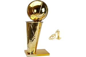 LNGODEHO Replica Basketball Champion Larry O'Brien Trophy, Golden State Crafts Souvenir Plated Award Model Cup Fans Gift