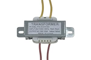 WUYELIN AC/AC Power Transformer Input 120V 60HZ Output 24V 10VA Power Transformer AC/AC Single Phase Transformer for Lighting Power Supplies, Audio Equipment etc. Various Small Power Supplies (1)