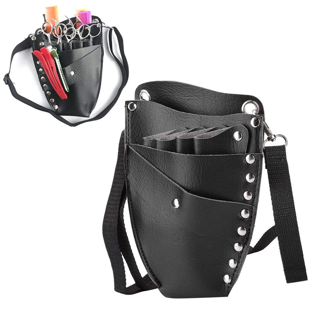 Multi-Functional Waist Bag with Shoulder Strap for Clips, Combs, Scissors, and Tools - Hairdressing Tool Storage Holster