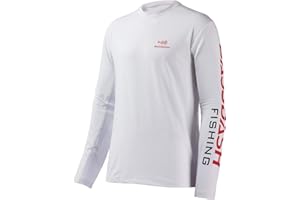 Bassdash Fishing T Shirts for Men UV Sun Protection UPF 50+ Long Sleeve Tee T-Shirt