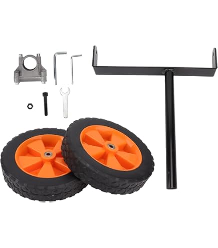 Ensemble De Roues De Support Réglables Pour Débroussailleuse