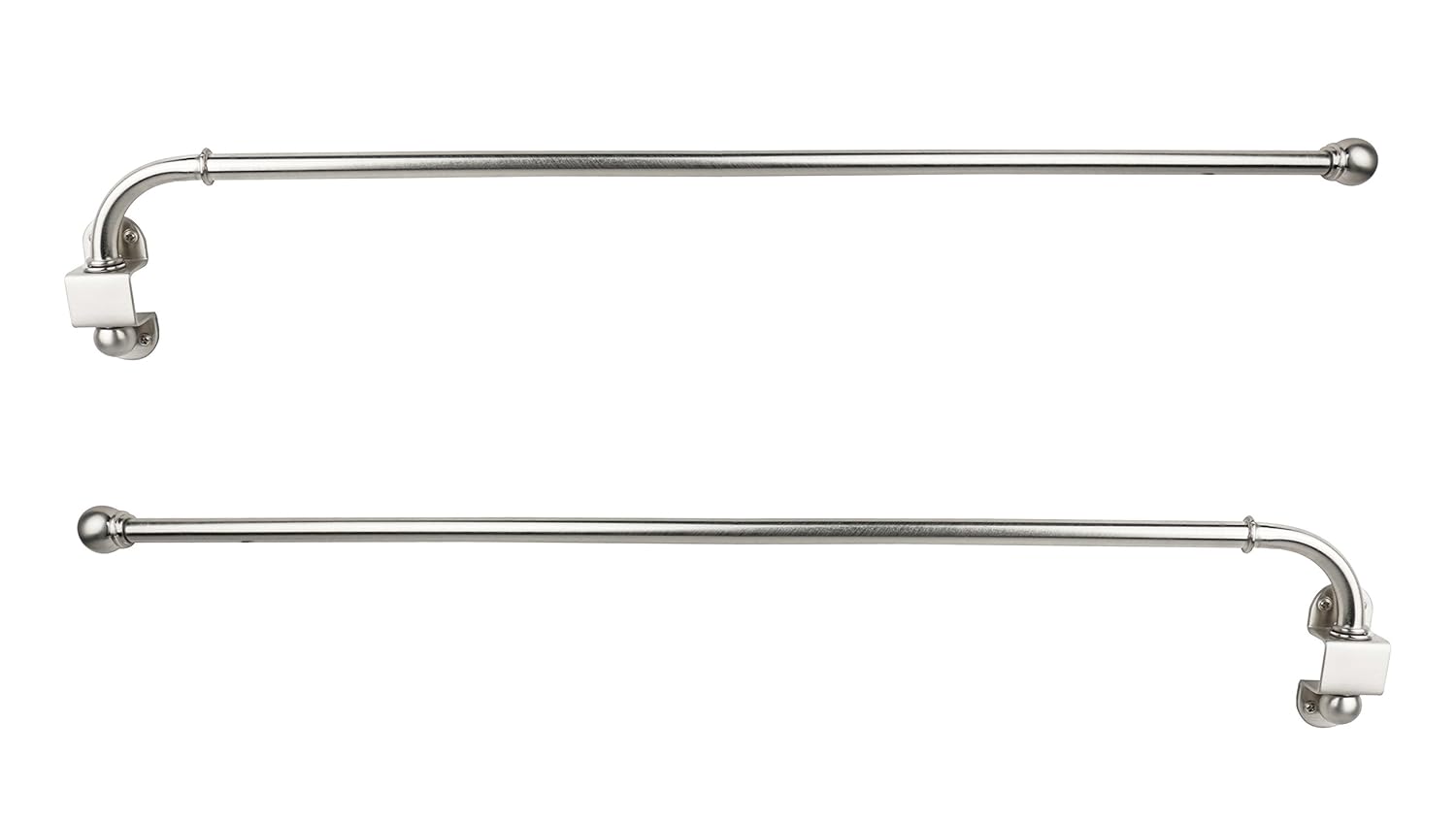 Furnishland 1/2inch Diameter Swing Arm Rods, 24inch to 38 inch, Set