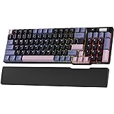 RK ROYAL KLUDGE RK96 RGB Limited Ed, 90% 96 Keys Wireless 3-Mode BT5.0/2.4G/USB-C Hot Swappable Mechanical Keyboard w/Wrist Rest, Volume Control, Software, Massive Battery, RK Pale Green Switch