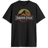 Men's Jurassic Park Firey Logo T-Shirt