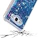 Voberry Glitter Crystal Clear Shockproof Case Bling Cover For Samsung Galaxy J7 2015 (Blue)