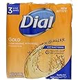 Dial Advanced Clean Deodorant Bar Soap Antibacterial Gold 3 Bars