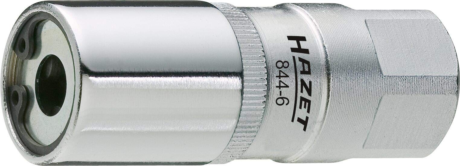 HAZET 844-6 65 mm Stud Bolt Extractor - Chrome-Plated/Polished