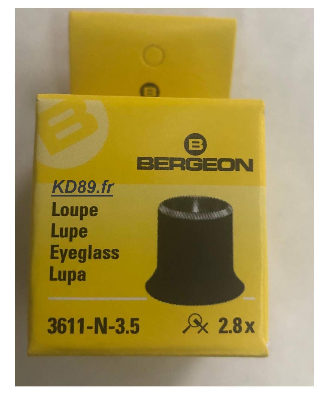 Bergeon 3611 Vision X 2.8 Flexible Magnifying Glass, Adult, Unisex, Magnifying Glass