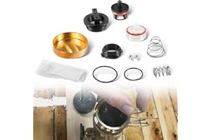 DEARCHAN RK 800M4-T 1/2" & 3/4" Total Repair Kit, 0887727 887727 Repair Kit for Watts 1/2" and 3/4" 800M4QT / LF800M4QT Pressure Vacuum Breaker, Replacement for Watts RK 800M4-T