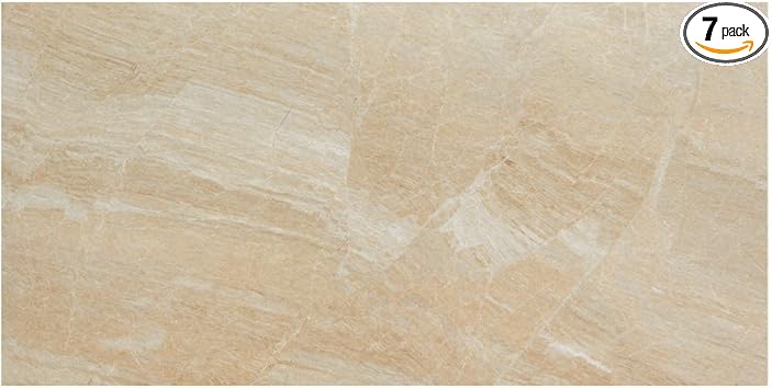 Samson 1044426 Anthology Polished Floor Tile 12x24 Inch Beige 7