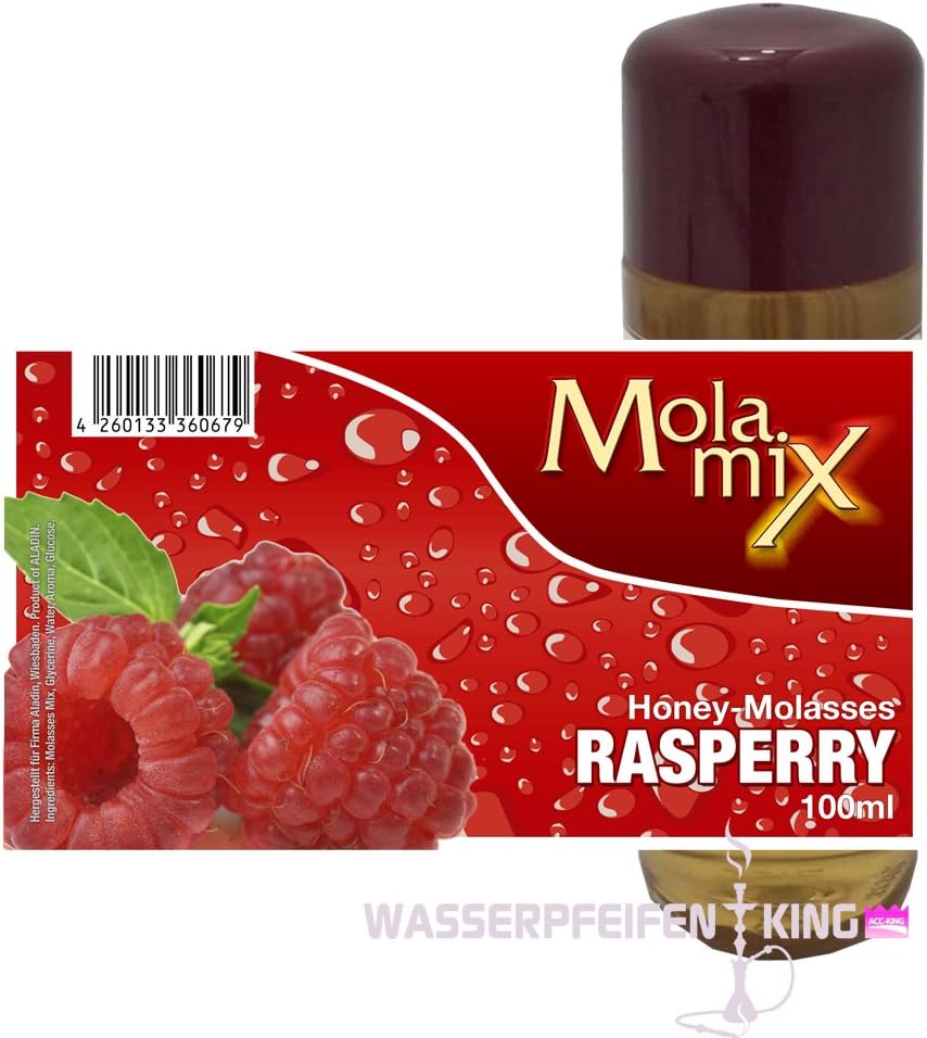 Mola Mix - Raspberry 100 Ml - Shisha Molasses Tobacco Molasses