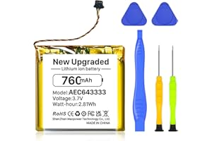 PFHL AEC643333 Battery, [2025 New upgraded] Ultra High Capacity 760mAh Li-Polymer Replacement Battery for Beats Studio 2.0, Studio 3.0, Solo pro,Wireless Headphones with Professional Replacement Tool Kits