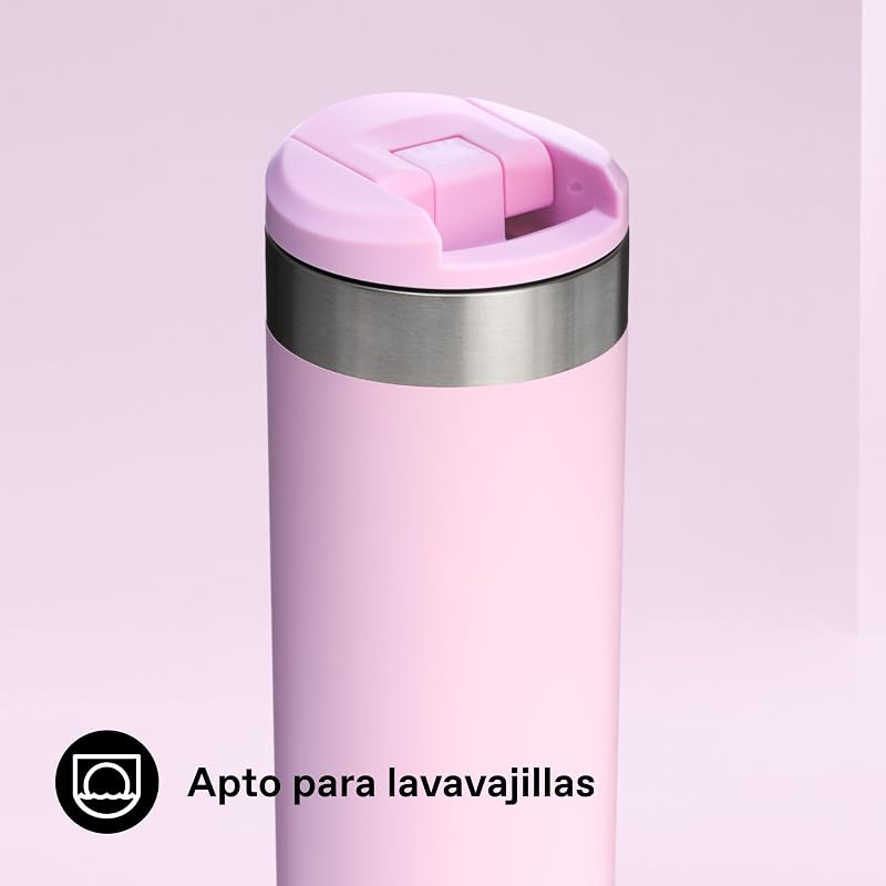 1913 Aerolight Transit Termo Cafe para Llevar 0.47L - Mantiene el Calor Durante 8 Horas - Compatible con Soporte para Coche - Taza Café Antifugas - Apta Para Lavavajillas - Cherry Blossum