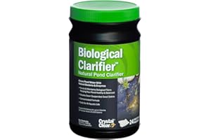 CrystalClear BioClarifier - Natural Pond Clarifier - 24 Packets Treats Up to 24,000 Gallons
