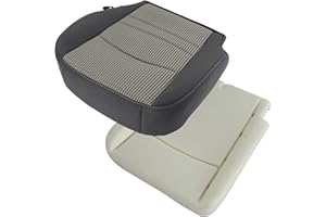 NLQR Front Driver Side Bottom Cloth Replacement Seat Cover & Foam Cushion Compatible with Dodge Ram 1500 2500 3500 4500 5500 2009 2010 2011 2012