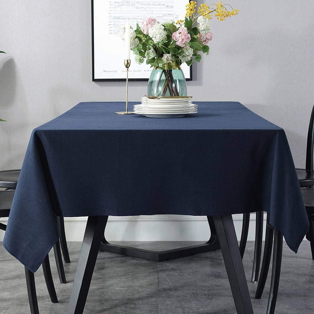ILMF Rectangle Tablecloth, Stain Resistant Washable Plush Fabric Table