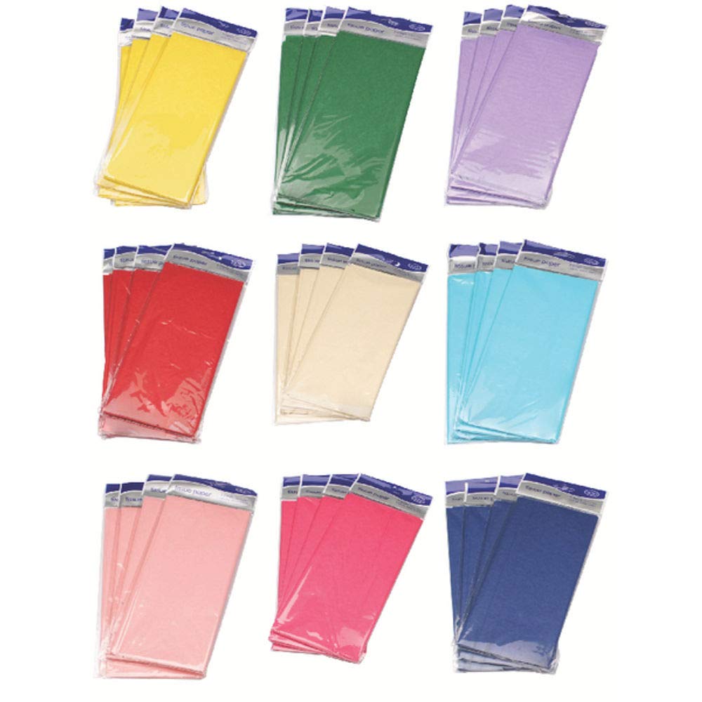 Tissue Paper, 500mm x 750mm, Assorted C6, Pack of 180