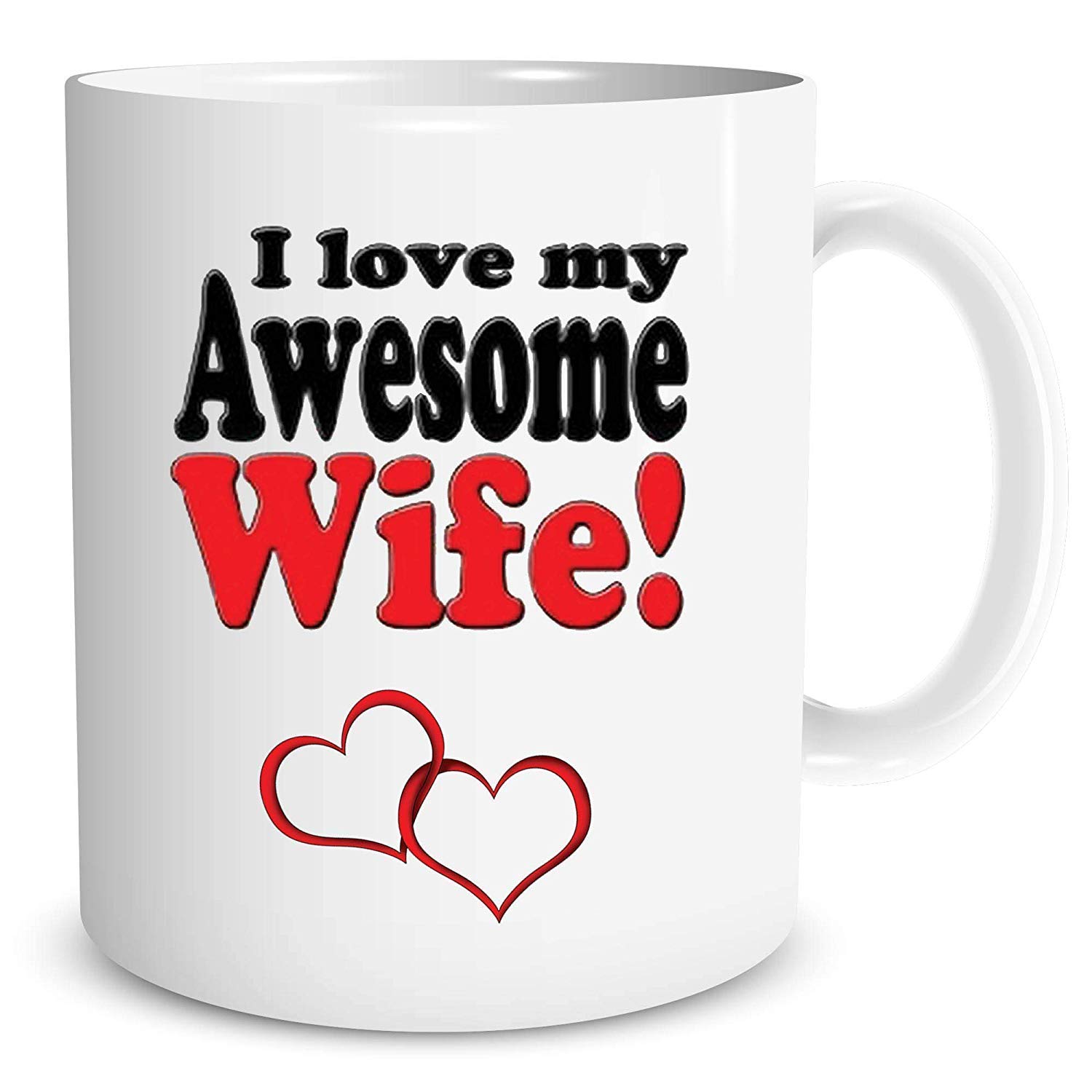 I Love My Awesome Wife Mug Best Friend Valentines Day Gift Wedding Cup WSDMUG314