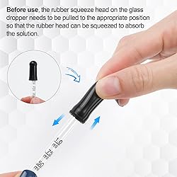 4pcs 1ml Dropper, Eye Dropper Glass with