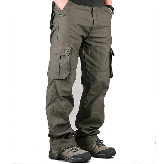 Cyose Style Men S Cargo Pants Mens Cotton Multi Pocket Military