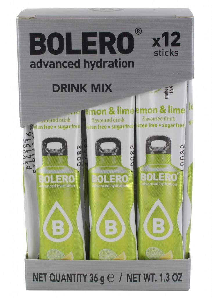 Bolero Sticks, Lemon & Lime, 12-Count