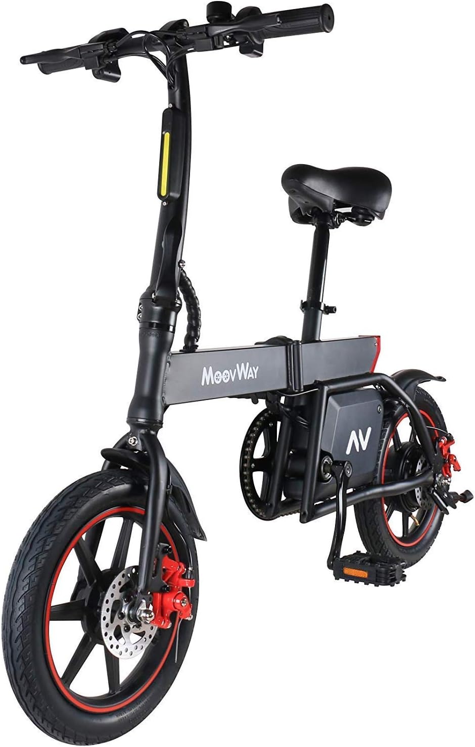 Windgoo Electric Bike, Foldablke 12 inch 36V E-bike with 6.0Ah Lithium Battery, City Bicycle Max Speed 25 km/h, Disc Brake