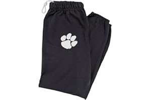 LOGOVISION Mens Jogger Sweatpants Collegiate Primary Logo Black Collection