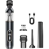 IOOKNA Handheld Vacuum Cordless, Car Vacuum Portable with 20000Pa Ultra-Strong Suction, Multi-Function Hand Vacuum Rechargeable for Cars, Home, Pet Hair & Outdoor Use