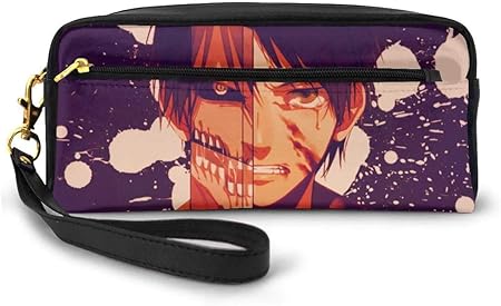 Amazon 進撃の巨人 ペンケース ペンポーチ 筆箱 収納ポーチ 大容量 多機能 小物入れ 筆入れケース おしゃれ 可愛い おもしろ プレゼント 学生 子供 おとな用 ペンケース 文房具 オフィス用品