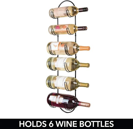 mDesign Juego de 2 toalleros de baño para montaje en pared ...