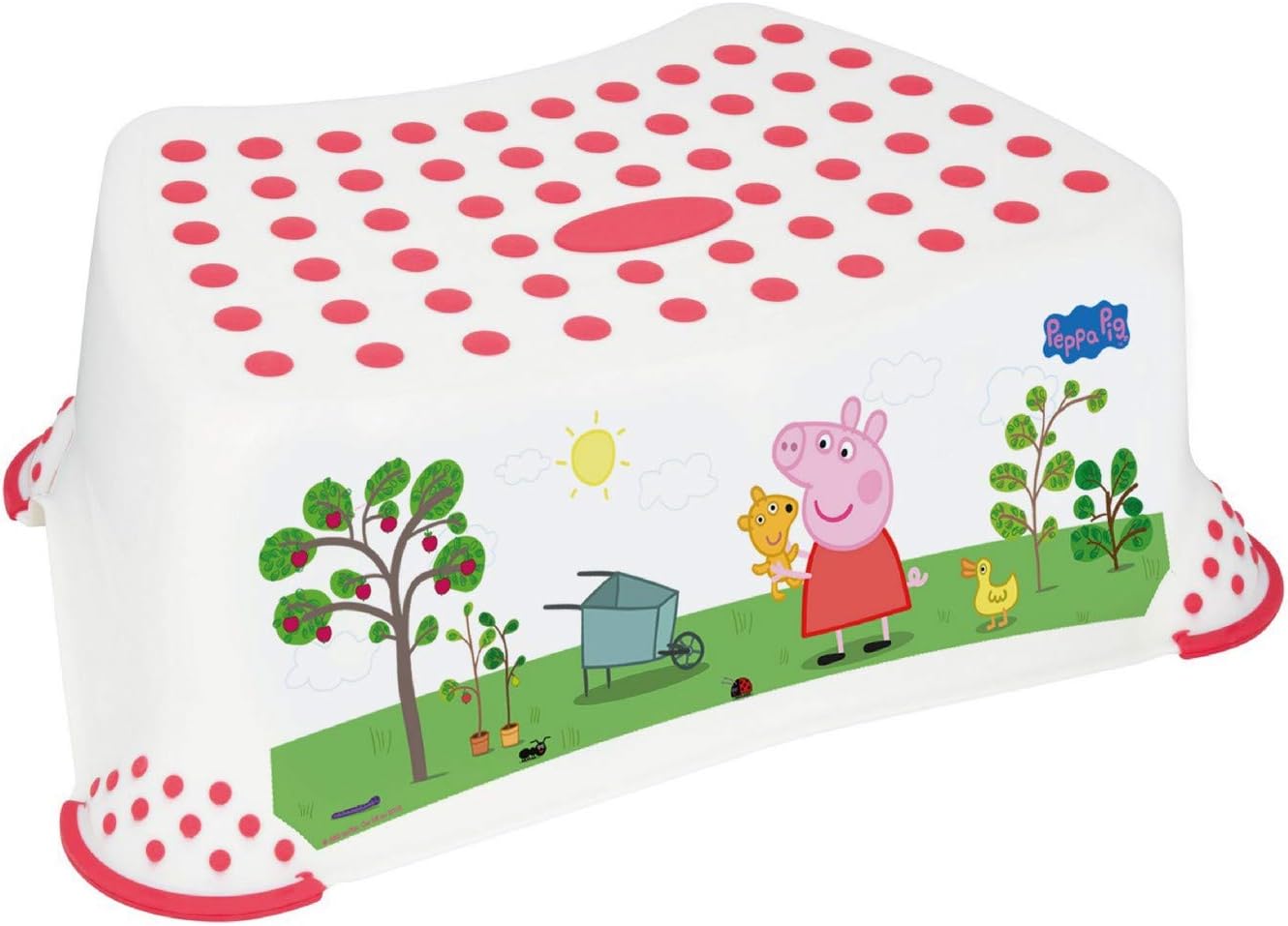 Solution EU 49511 Peppa Pig Step Stool Seat with Non Slip Feet White