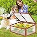 Giantex Garden Portable Wooden Green House Cold Frame Raised Plants Bed Protection (39.5