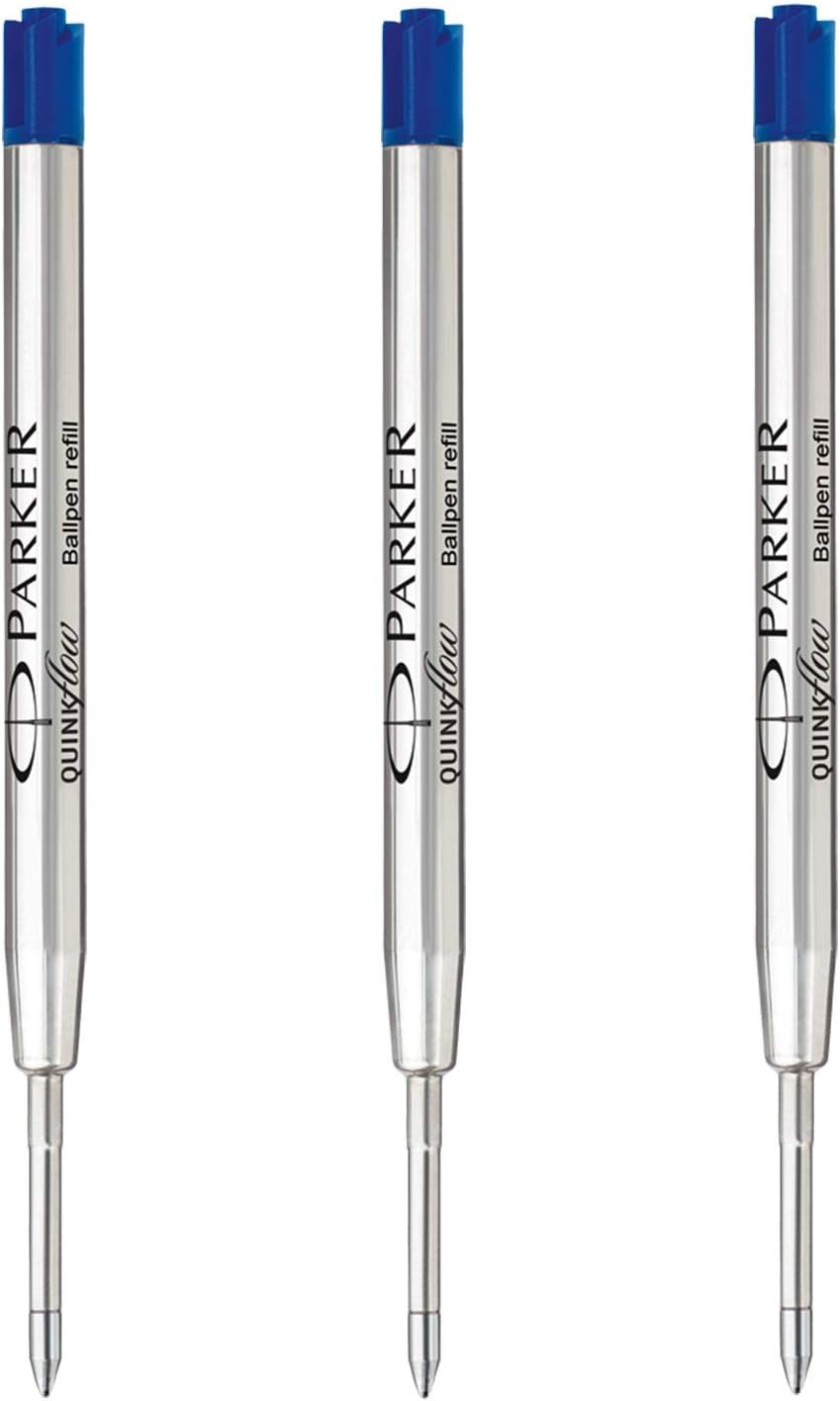 Parker Ballpoint Pen Refills, Blue, 3 Count - Image 3
