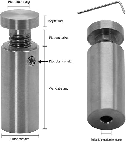 PATIKIL 12pz Distanziali M3, Distanziali Filettati Acciaio Inossidabile M3 7+6mm Kit Viti Distanziali 3mm ID 5mm OD Adattatori Filettati Maschio Femmina Metrici Per Circuiti PCB Droni RC